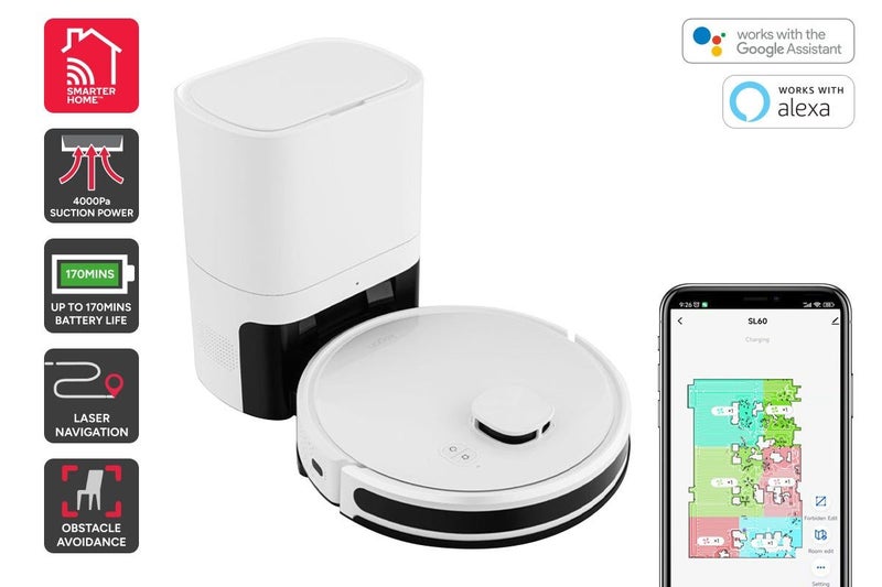 Kogan SmarterHome™ LX16 Robot Vacuum Cleaner and Mop with Auto-Empty Dock Carousel 1