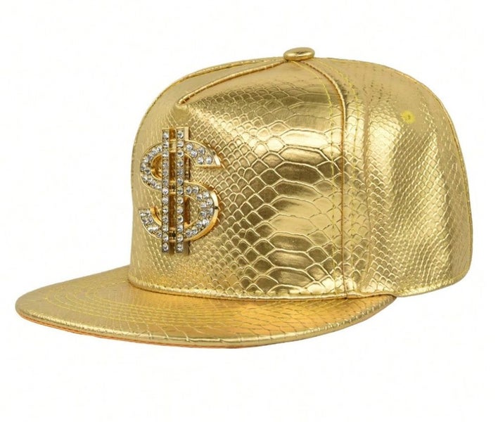$1R: Hip Hop CELEBRITY Style Gold Bling Dollar Sign Statement Streetwear Hat CAP62983258606082111