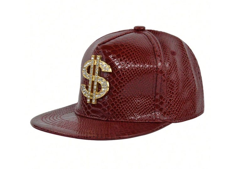 $1R: Hip Hop CELEBRITY Style RED Bling Dollar Sign Statement Streetwear Hat CAP62983258689155111