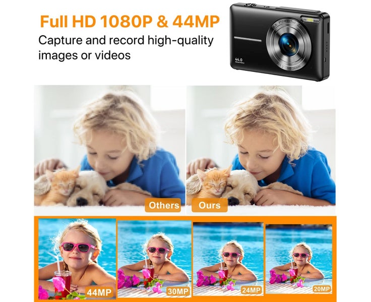 Digital Camera,FHD 1080P Digital Camera,Video Camera with 16X Digital Zoom,Co Carousel 2
