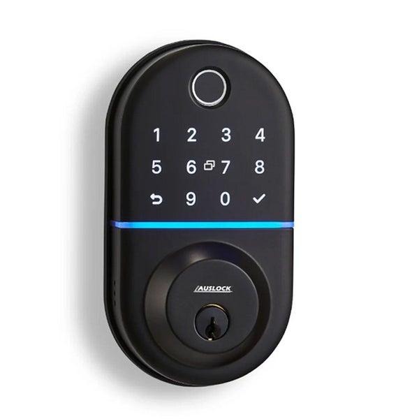 Auslock Deadbolt T13B Smart Door Lock - Black Carousel 2