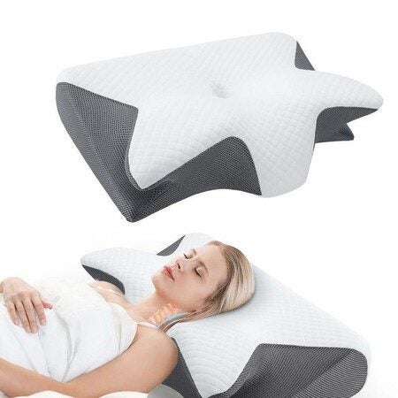 Cervical Neck Pillow for Relief for Side Back and Stomach Sleepers Carousel 1