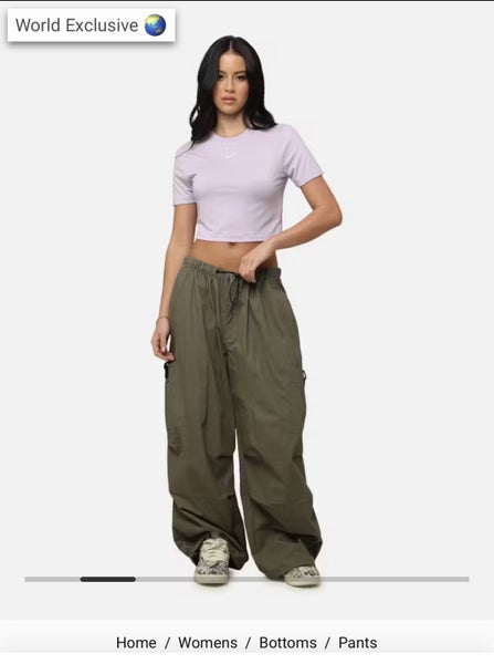 Culture Kings - Cord Tie Cargo Pants Khaki62990728359171114