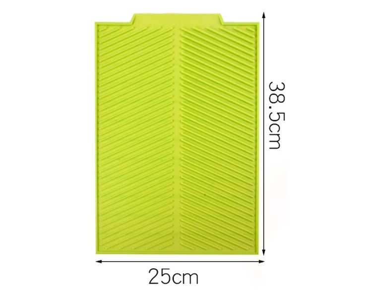 Dish Drying Mat, Silicone Dish Drying Mat For Kitchen Counter, Dishwasher Saf Carousel 2