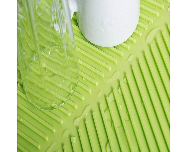 Dish Drying Mat, Silicone Dish Drying Mat For Kitchen Counter, Dishwasher Saf Carousel 5