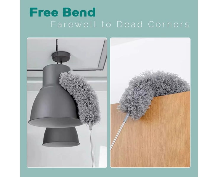 Duster Feather Extendable Telescopic Brush Long Handle Magic Static Microfibe Carousel 8