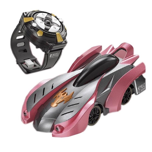 Electric Remote Control Wall Climbing Car For Kids Mini Toy Red Charge Watch Rc Carousel 1