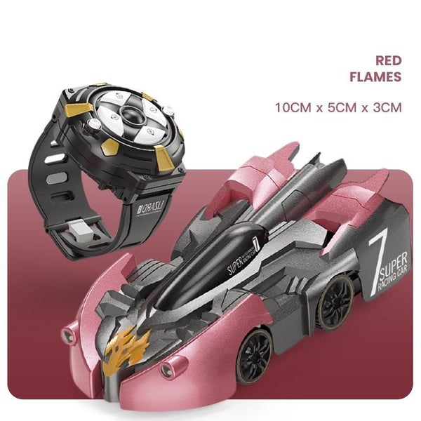Electric Remote Control Wall Climbing Car For Kids Mini Toy Red Charge Watch Rc Carousel 2