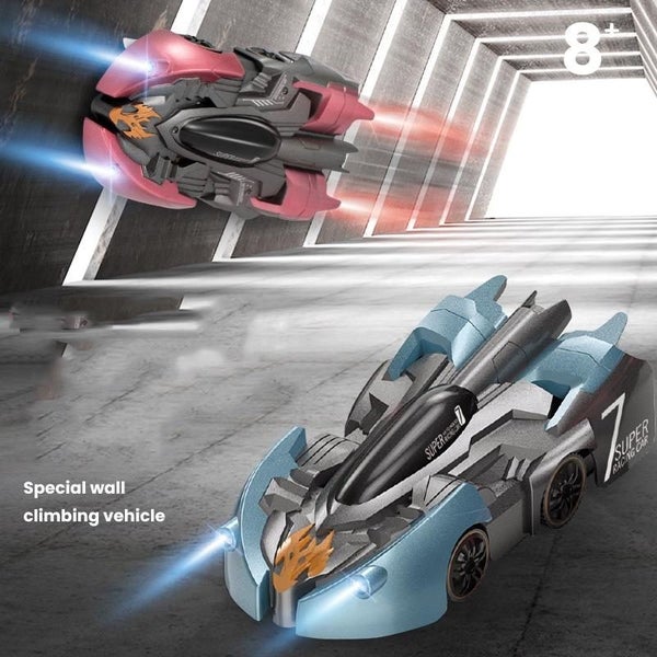 Electric Remote Control Wall Climbing Car For Kids Mini Toy Blue Break Watch Rc Carousel 2