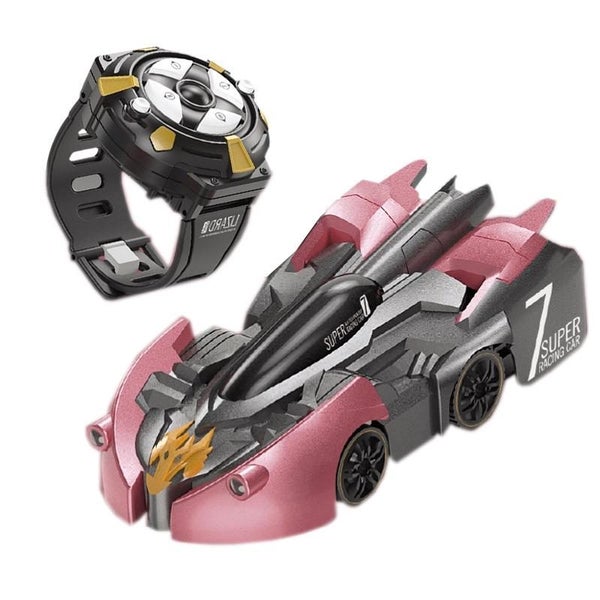 Electric Remote Control Wall Climbing Car For Kids Mini Toy Red Flame Watch Rc Carousel 1