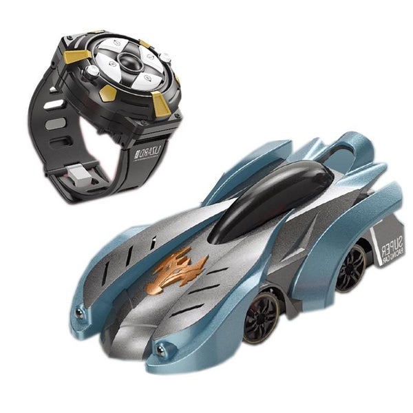 Electric Remote Control Wall Climbing Car For Kids Mini Toy Blue Break Watch Rc Carousel 1