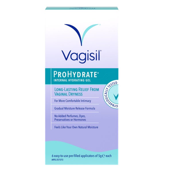 Vagisil ProHydrate Internal Hydrating Gel 6 x 5g Carousel 1