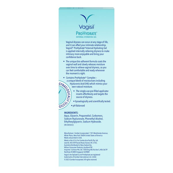 Vagisil ProHydrate Internal Hydrating Gel 6 x 5g Carousel 4
