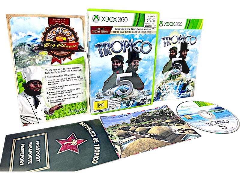 TROPICO 5 (Xbox 360) *MINT COMPLETE* Carousel 1