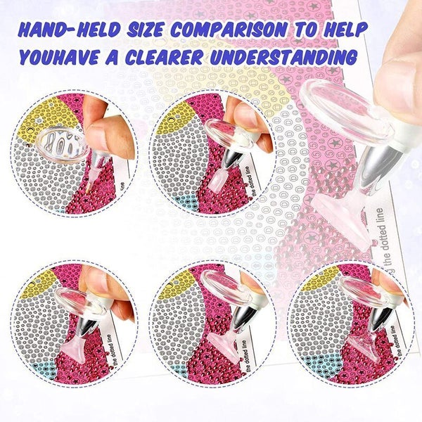 5D Diamond Painting Pen with Light USB Rechargeable Carousel 10