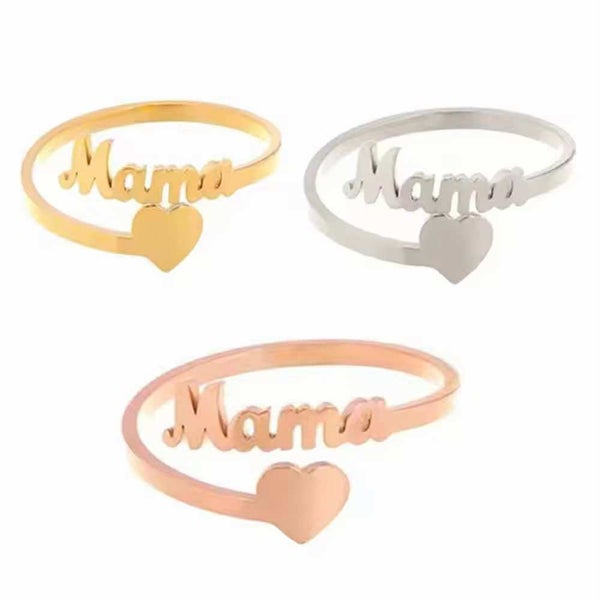 Adjustable personalised ring Carousel 5