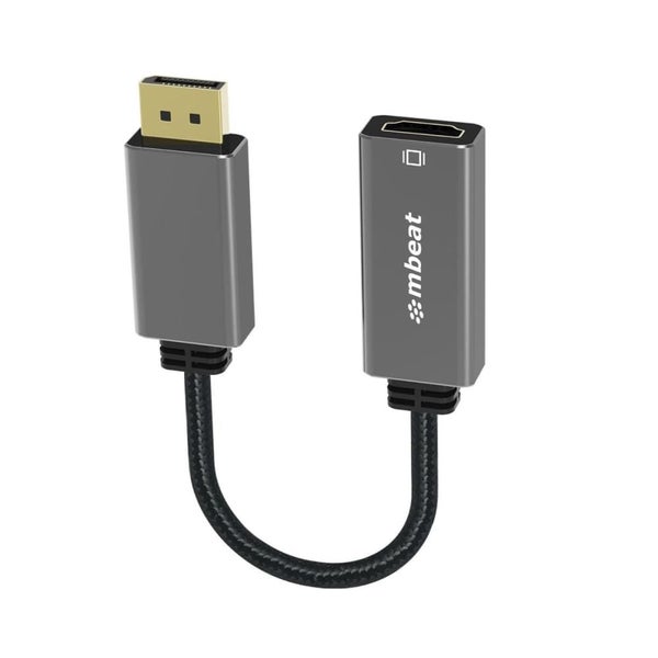Mbeat Elite Display Port To Hdmi Adapter - Space Grey Carousel 1