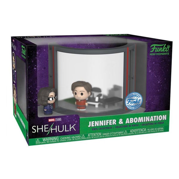She-Hulk TV Jennifer and Abomination Mini Moment Carousel 1