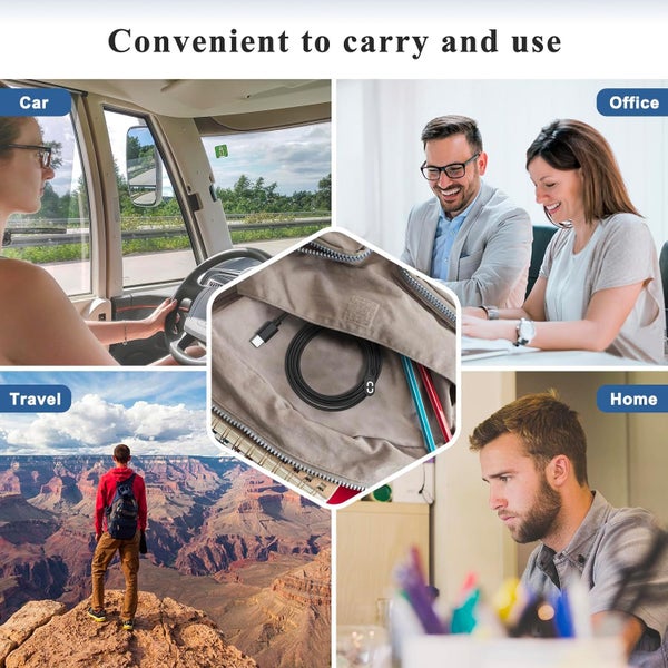 Compatible Shokz Headphone USB-C charging cable Carousel 2