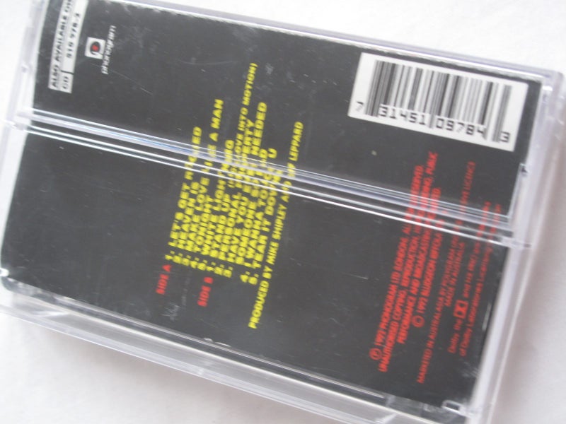 DEF LEPPARD - Adrenalize - Cassette Tape :) Carousel 2