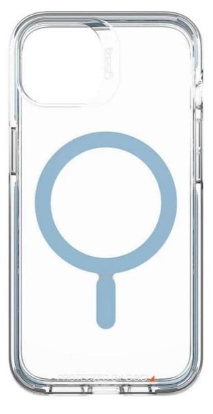 Zagg Gear4 Santa Cruz Case for iPhone 13 (Clear/Blue) Carousel 1