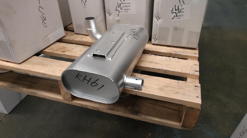 Muffler for Kubota diggers U15 / U30 /U35 /U50 / KH61 / KX91 / Yanmar Vio55 Carousel 2