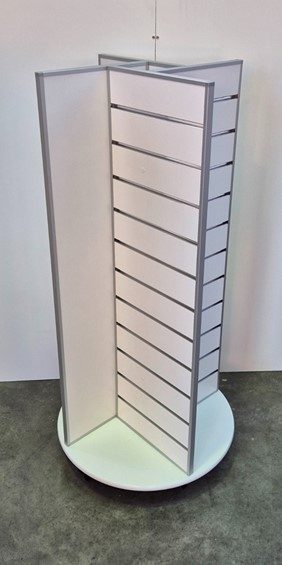 22342 - Slatwall Free-standing Four-sided Display Stand Carousel 2