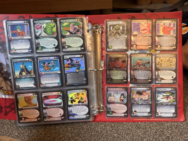 DragonBall Z Cards mint condition kept in folder entire life Carousel 1