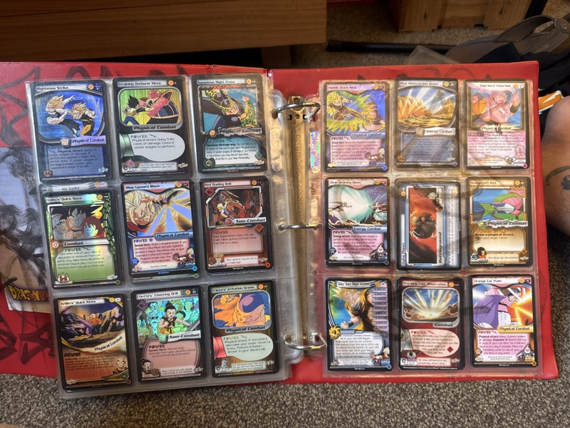DragonBall Z Cards mint condition kept in folder entire life63002639969793112