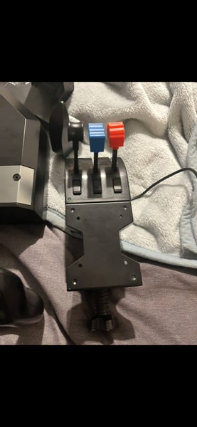 Logitech yoke and rudder pedals62992596856963112