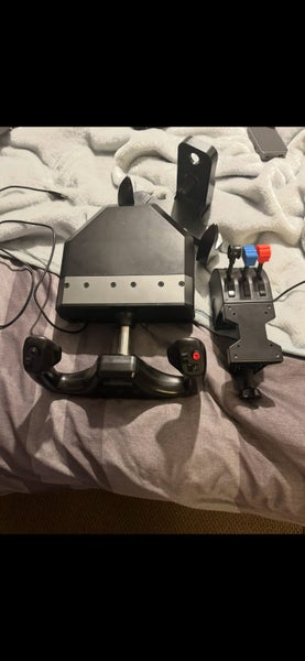 Logitech yoke and rudder pedals62992596856963114