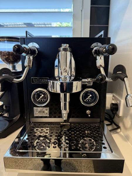 Custom Jet Black Bellezza Inizio Espresso Machine + Bellezza Grinder62995406498819111