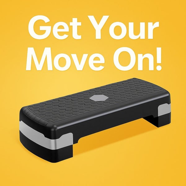 Adjustable Height Aerobic Stepper Workout Fitness - Brand New NZ Stock Carousel 2