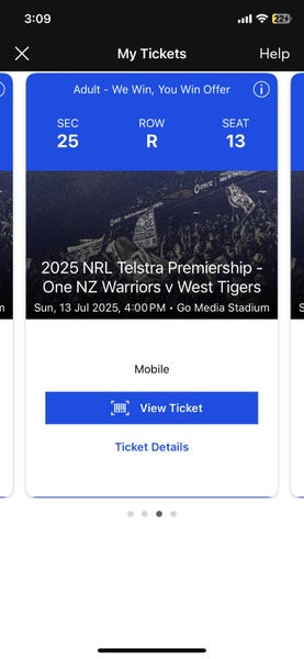 Warriors vs West Tigers x263002585055361111