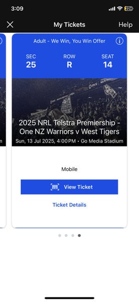 Warriors vs West Tigers x263002585055361112