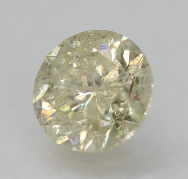 $1 RES * Valuation $7,830.00 * 1.25ct Round Large Yellow Diamond Loose IGL CERT63003374125313112