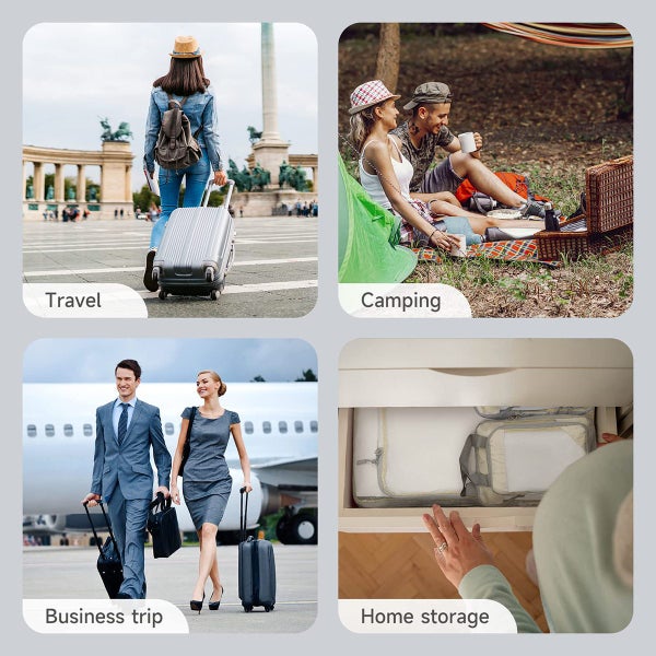 Compression Packing Cubes 7 Set Packing Cubes for Travel Compression Carousel 1