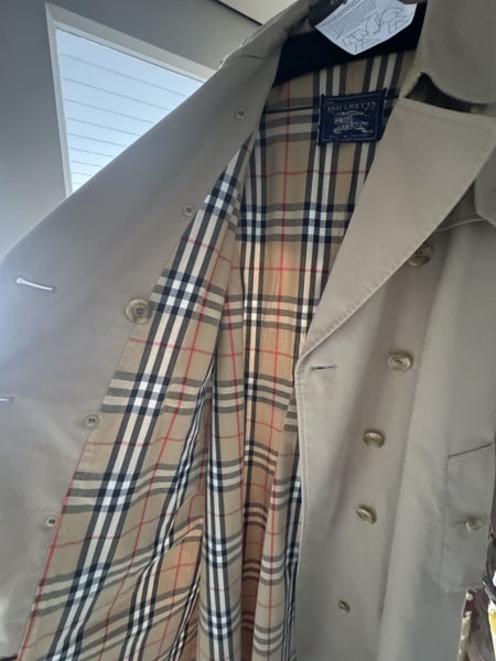 Vintage Burberrys London Trench Coat – Made in England – Nova Check Lining62993531231362114