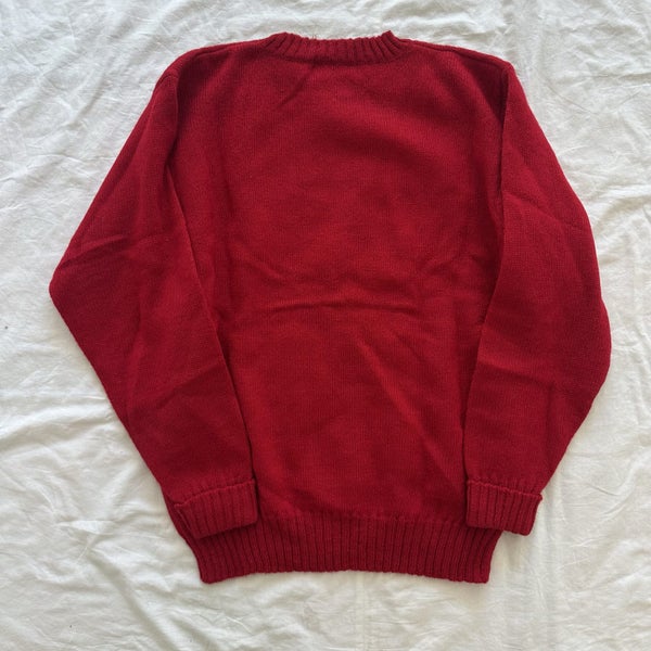 Vintage Ralph Lauren Country Polo Bear Ski Pure Wool Knitted Sweater62995623831425113
