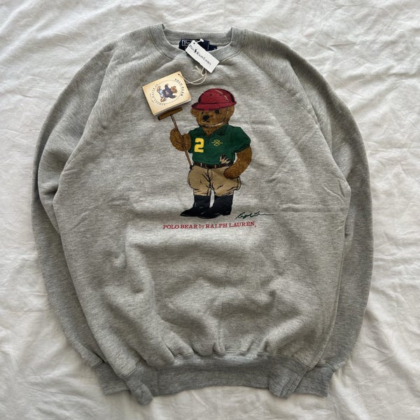Vintage Polo by Ralph Lauren Polo Bear Polo Crewneck Sweater629956238257951129