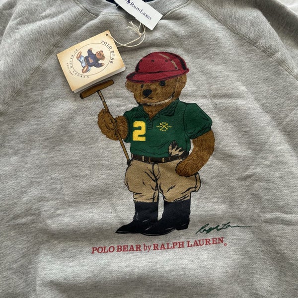 Vintage Polo by Ralph Lauren Polo Bear Polo Crewneck Sweater62995623825795111