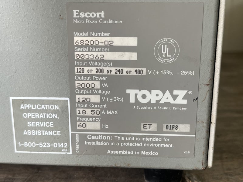 Topaz 2000VA Power Conditioner /Transfmr– Great for AV, Studio, or Workshop Gear Carousel 2