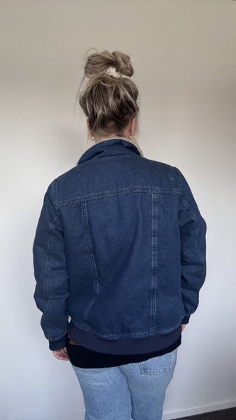 Carhartt thick Sherpa lined denim jacket62993531422978111