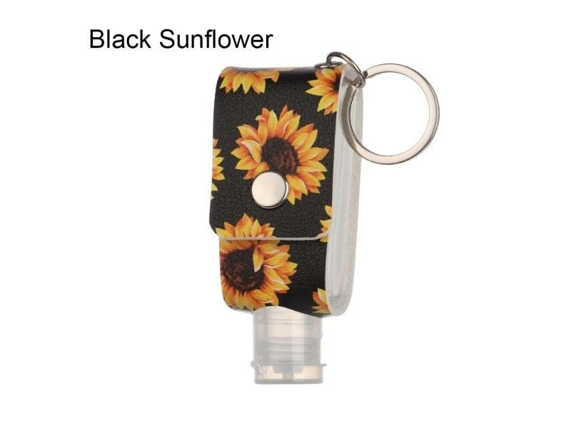 30ml Hand Sanitizer Bottle Travel Reusable With Keychain Holder Carousel 1