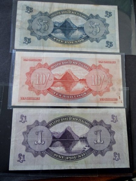 1934 to 1940 5 Pound note 1 Pound and 10 Shilling Gov LLefeaux63004015066882111