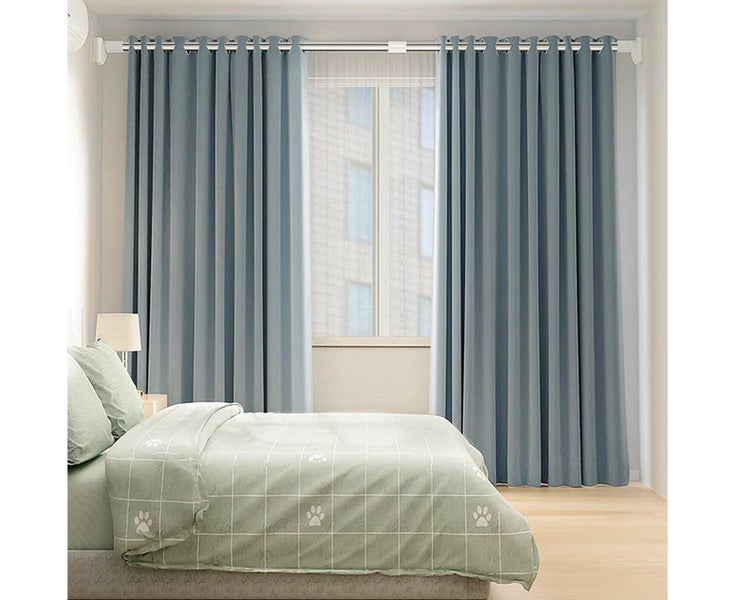 Extendable Telescopic Wardrobe Curtain Rod Closet Clothes Towel Hanging Rail Carousel 8