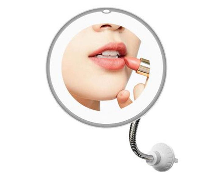 Flexible Gooseneck 10x Magnifying Led Lighted Makeup Mirror, Bathroom Magnifi Carousel 2