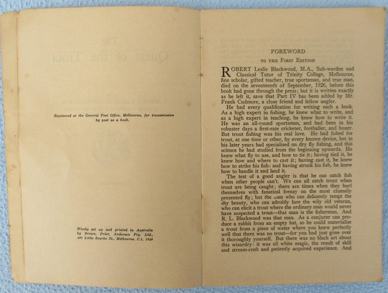 The Quest of the Trout -1946 by R.L. Blackwood62997227362691112