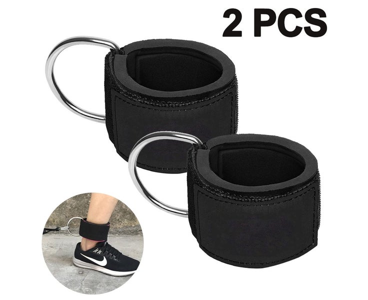Foot straps (heavily padded) ¨C for fitness training at the cable pull ¨C ankle Carousel 1