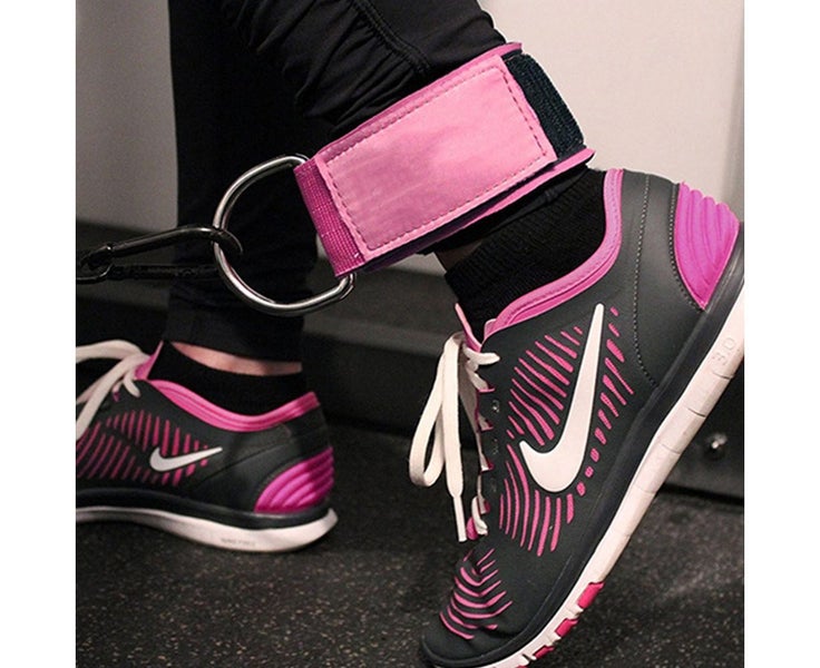 Foot straps (heavily padded) ¨C for fitness training at the cable pull ¨C ankle Carousel 4